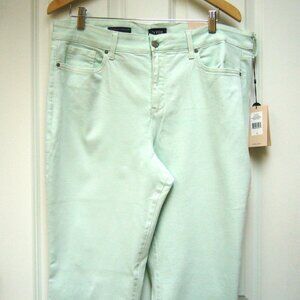 New NYDJ Marilyn Crop Cuff Jeans Sz 18